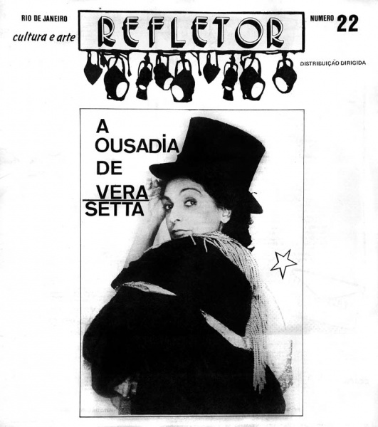 Jornal Refletor capa Vera Setta